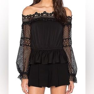 Self Portrait Lace Top